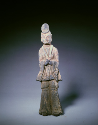 图片[1]-Pottery painted male figurines-China Archive